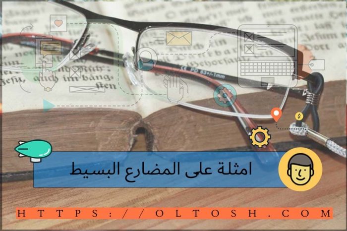 امثلة على المضارع البسيط